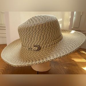 Scala Women’s Collezione Collection Brown/Tan wide Brim Sun Hat. (One Size)